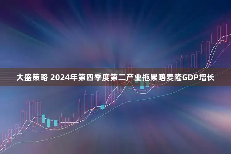 大盛策略 2024年第四季度第二产业拖累喀麦隆GDP增长